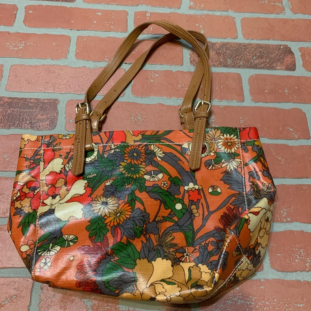 sakroots Floral Shoulder Bag Coated Canvas Purse